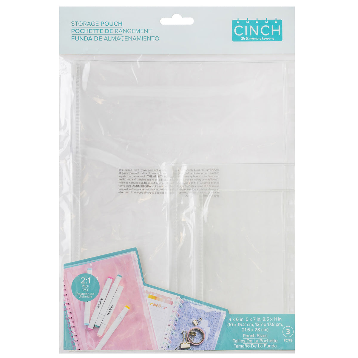 BOLSAS DE ALMACENAMIENTO CINCH (3 UNDS)