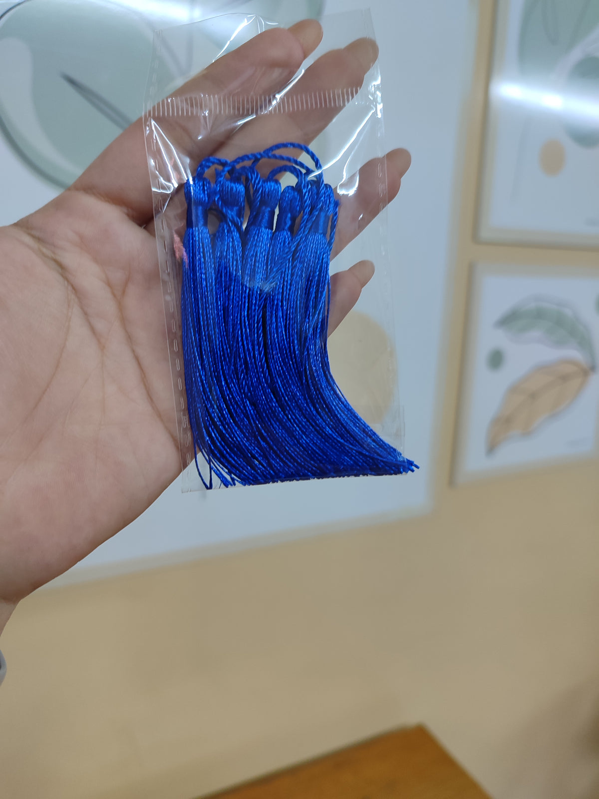 BORLAS DE SEDA 8CM ALTO PAQ. 5 UND