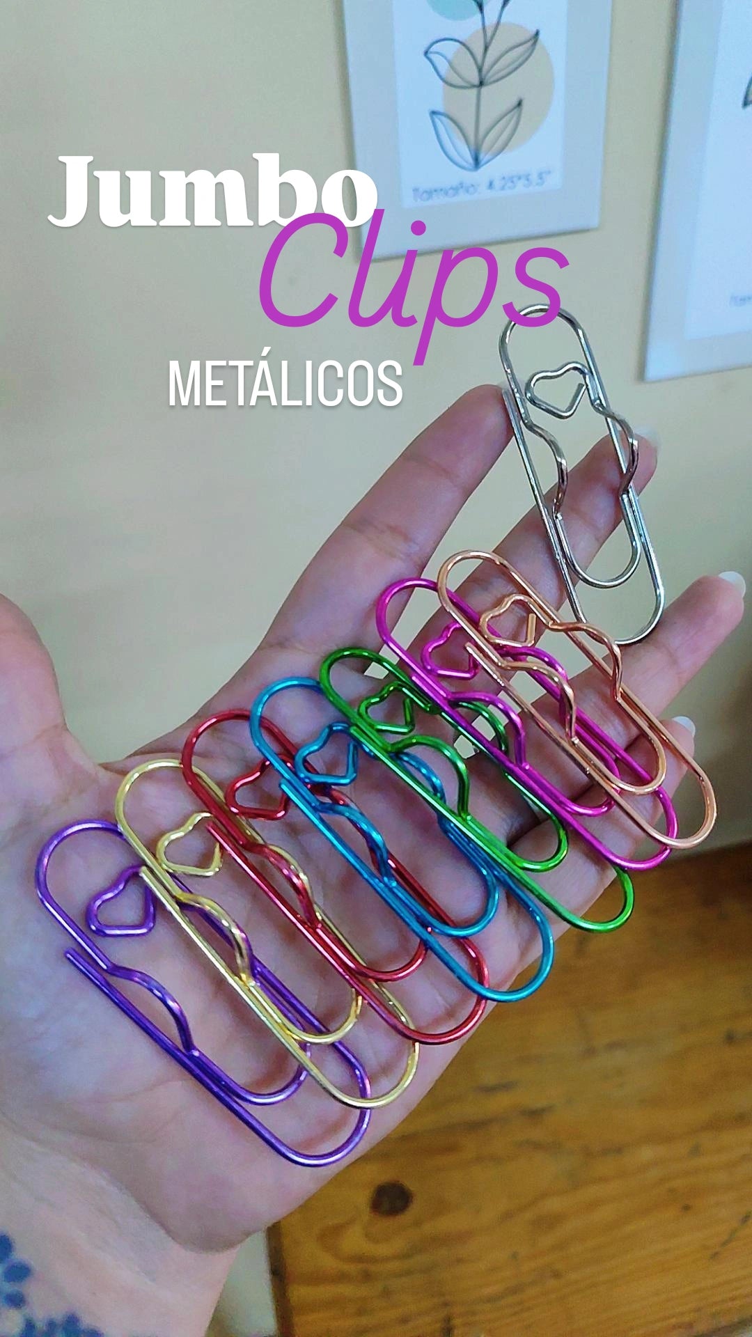 JUMBO CLIPS METÁLICOS