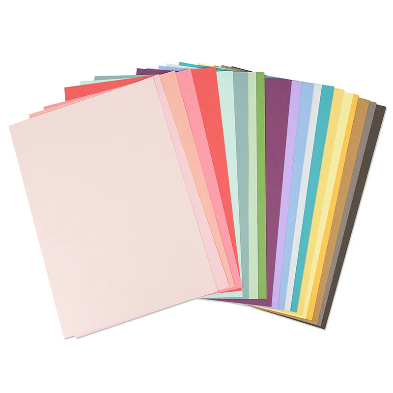 663007 SIZZIX SURFACEZ A4, 20 COLORS, 80 HJ