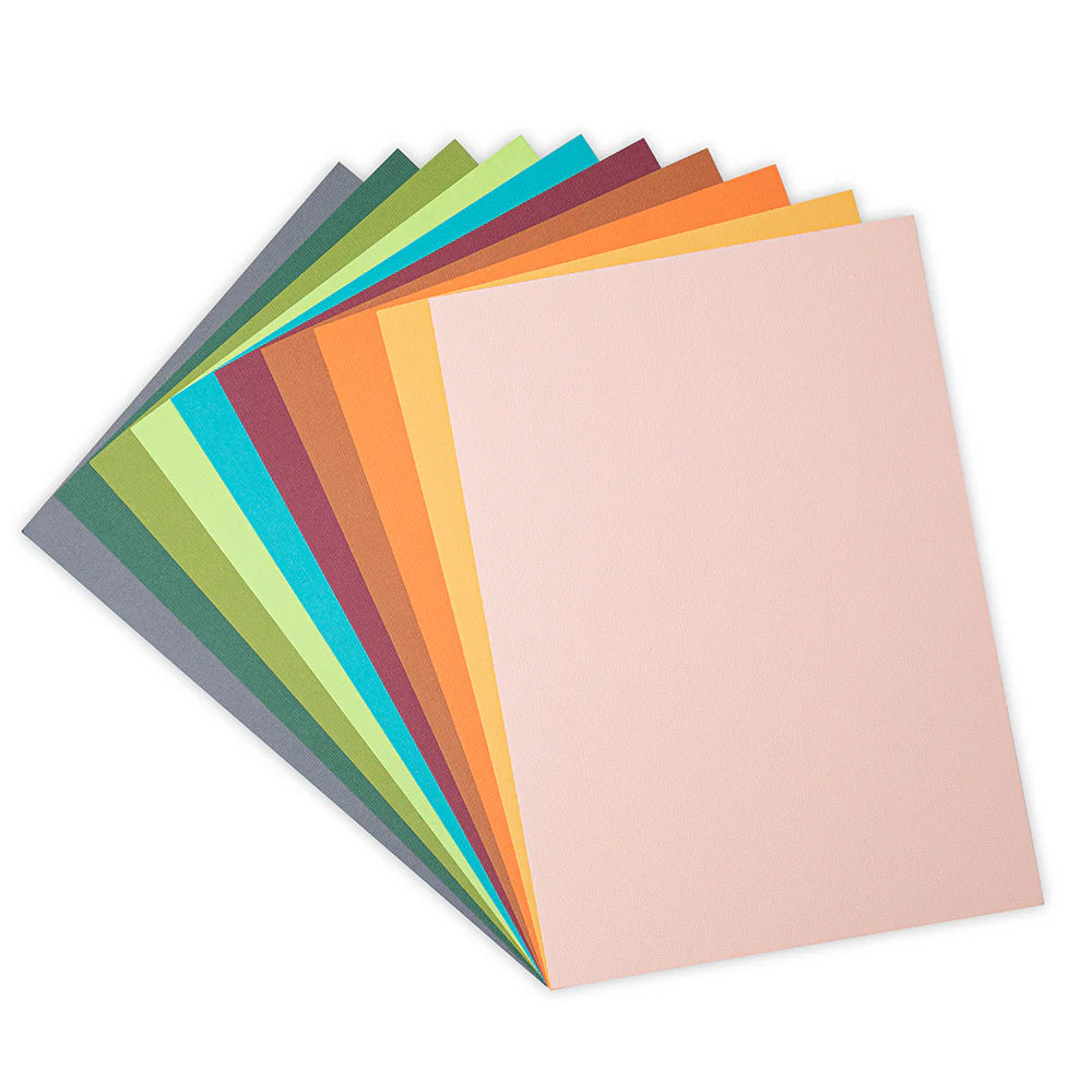 664873 SIZZIX SURFACEZ A4, 10 ECLECTIC COLORS,60HK