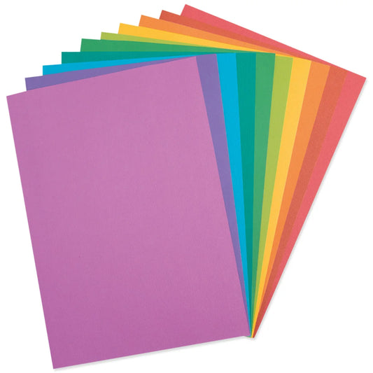 666677 SIZZIX SURFACEZ REVEALZ SANDABLE CARDSTOCK A4, JEWEL 40HJ