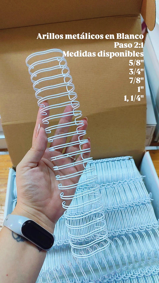 ARILLO METÁLICO 1 1/4" PASO 2:1