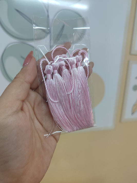 BORLAS DE SEDA 8CM ALTO PAQ. 5 UND