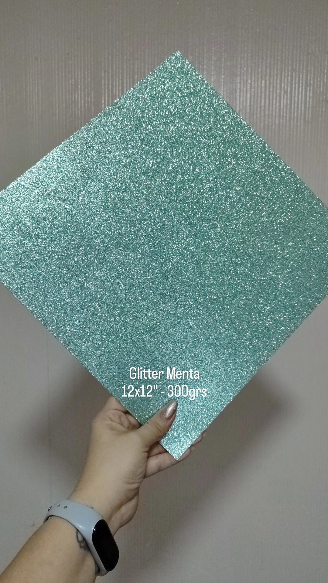 CARTULINA GLITTER 12X12"