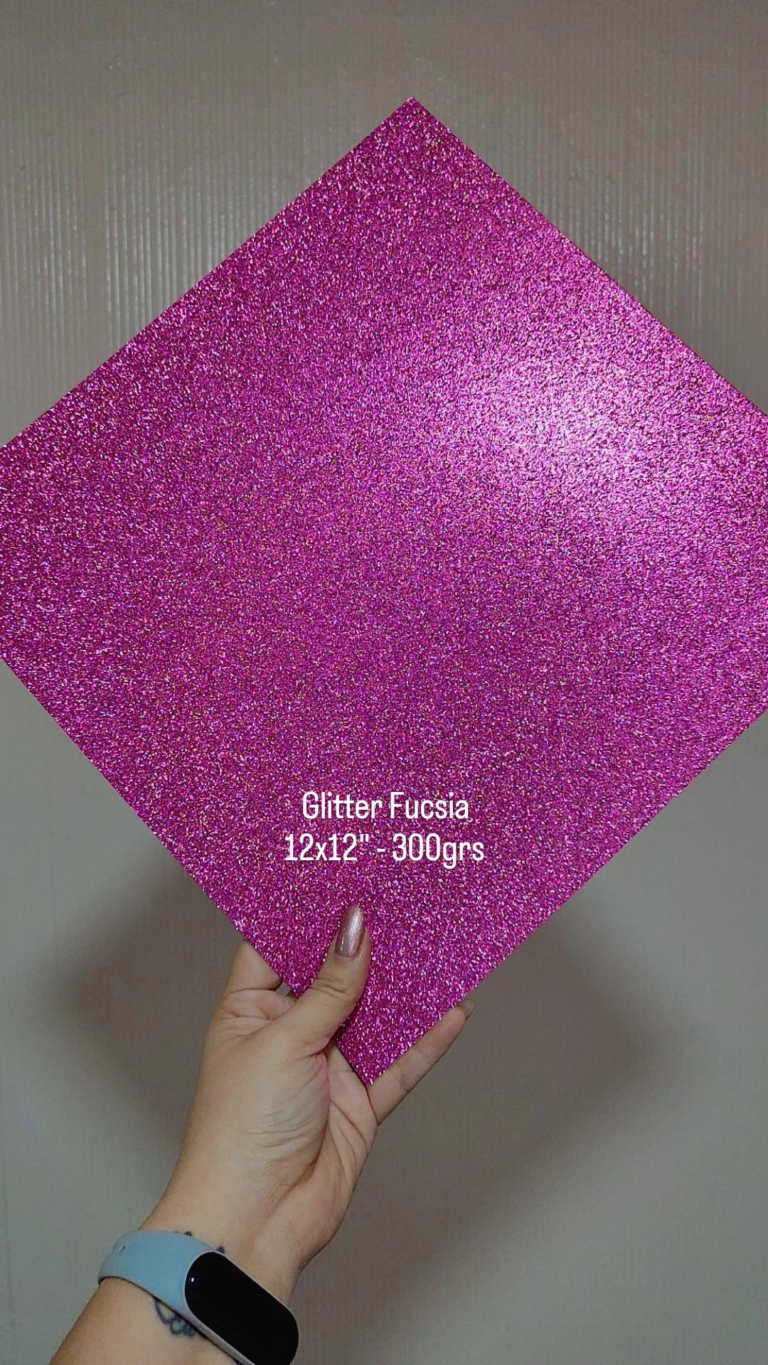 CARTULINA GLITTER 12X12"