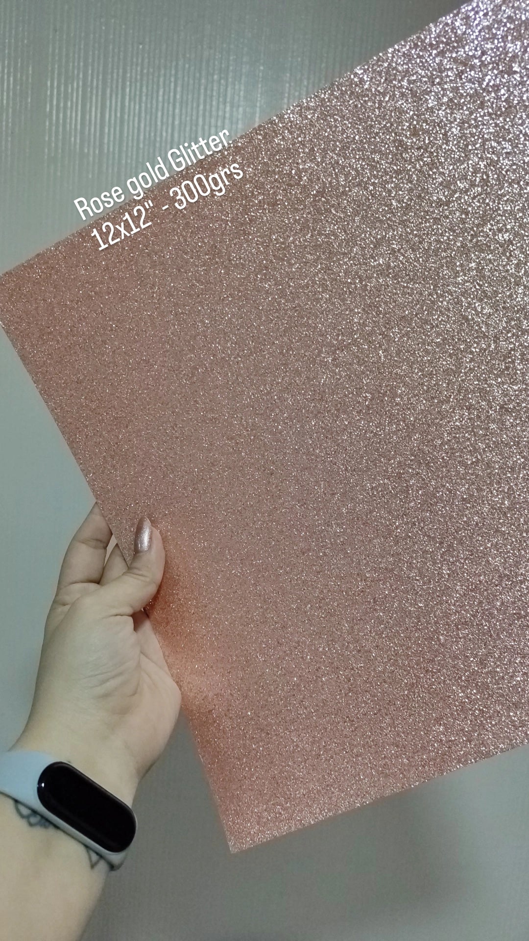 CARTULINA GLITTER 12X12"