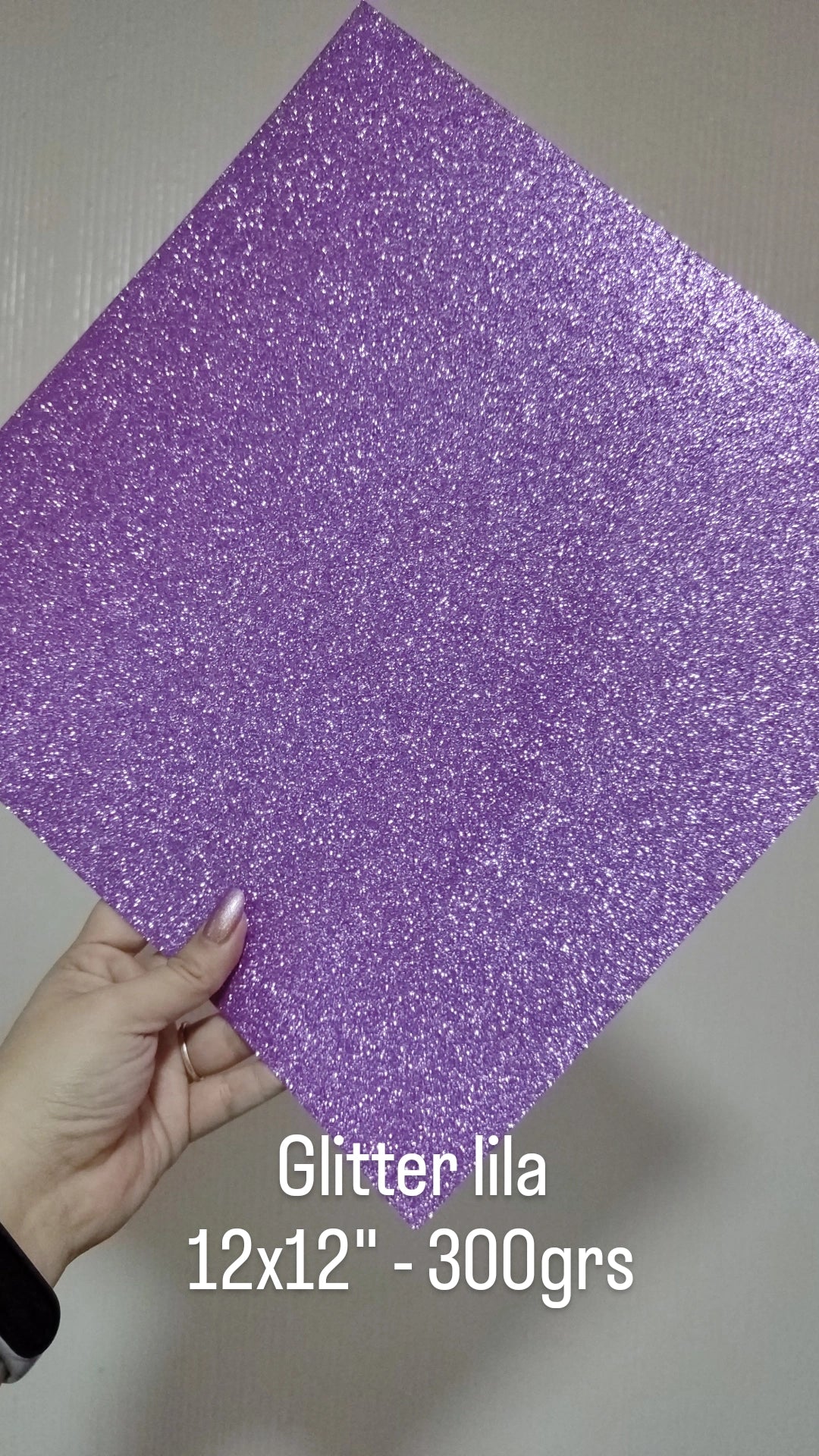 CARTULINA GLITTER 12X12"