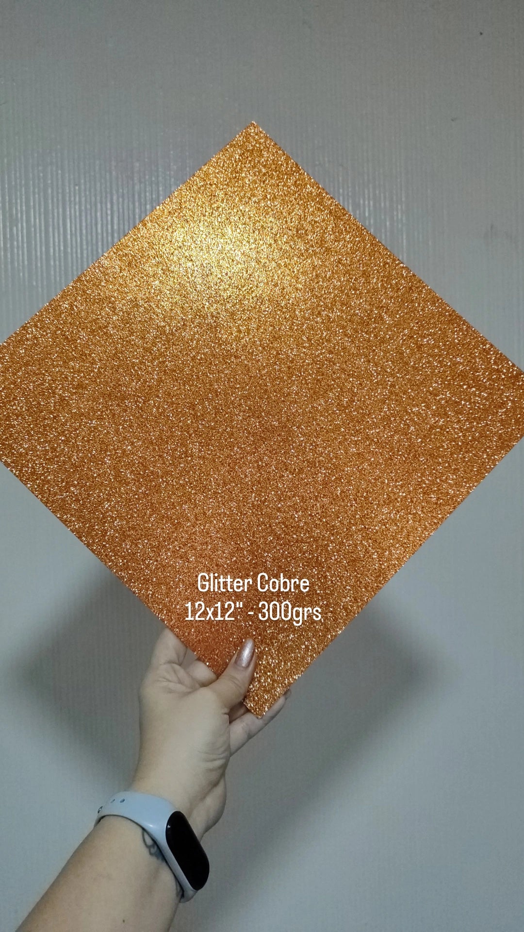 CARTULINA GLITTER 12X12"