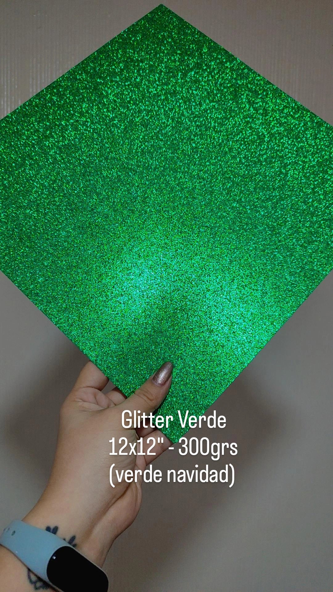 CARTULINA GLITTER 12X12"