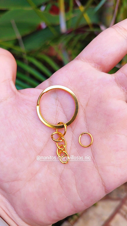 ARGOLLAS PARA LLAVEROS PAQ 12UNDS