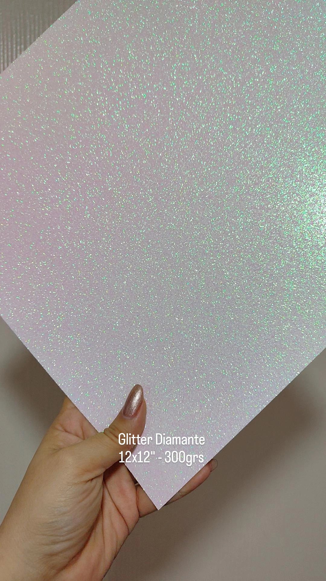 CARTULINA GLITTER 12X12"